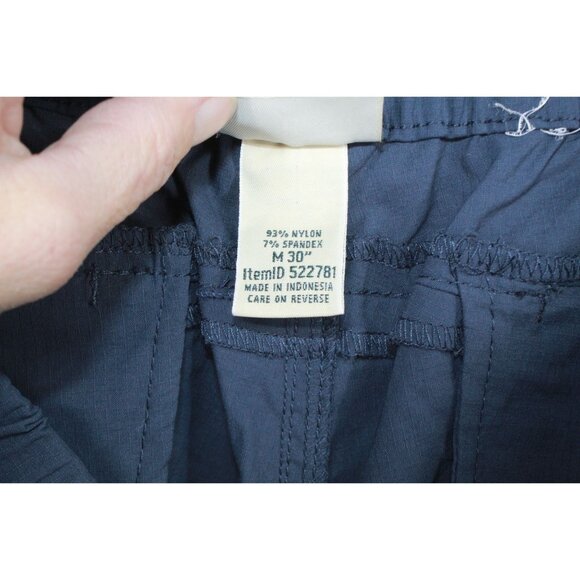 LL Bean Pathfinder Ripstop Adventure Pants Tapered Leg Classic Navy M 30" - Picture 8 of 10